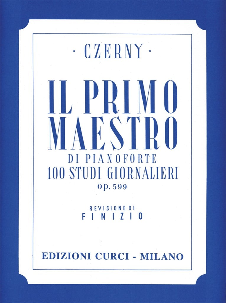 Primo Maestro 100 Studi Giornalieri Op 599